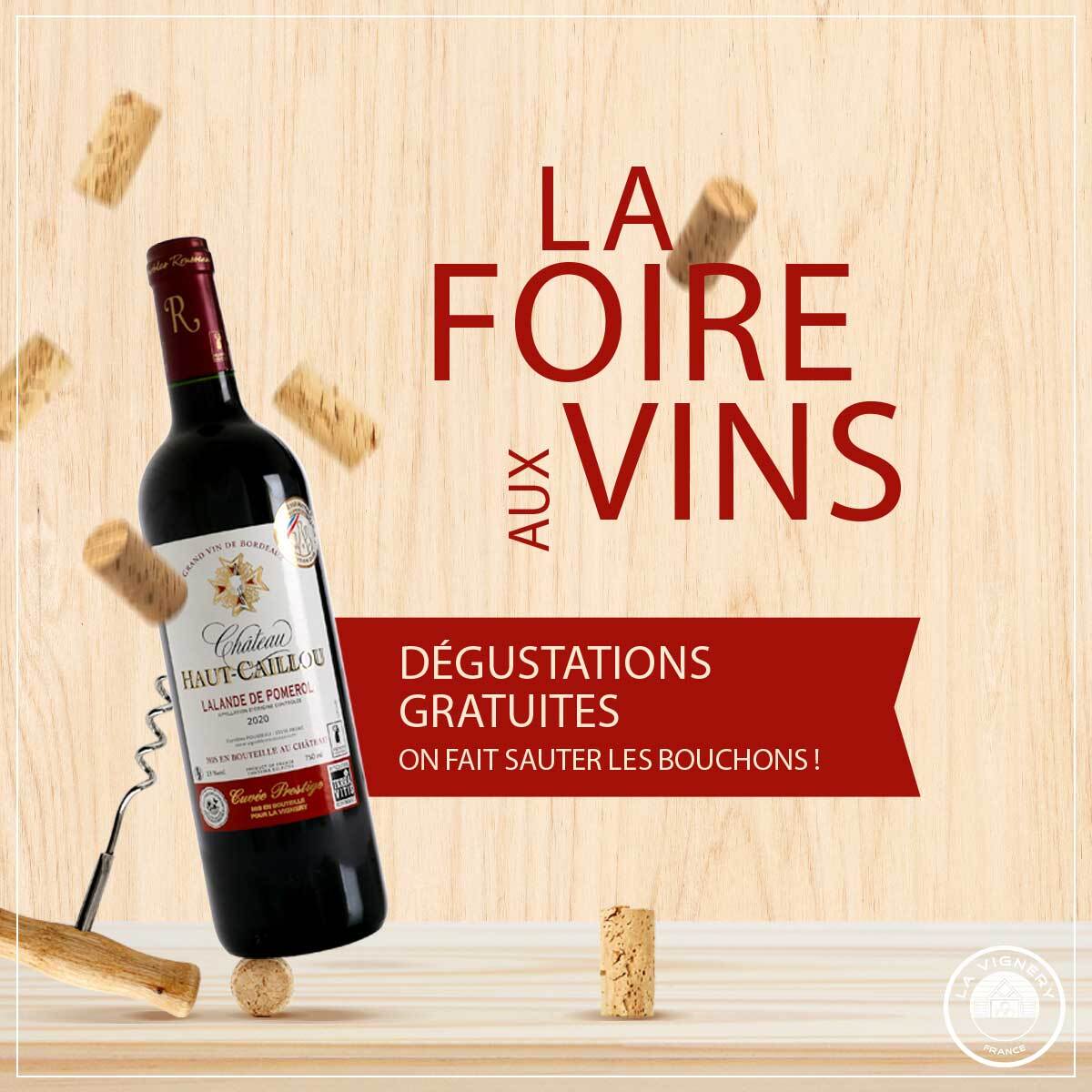 Clos du Chêne - La Foire aux vins 2023 ! - post fb lancement - 1