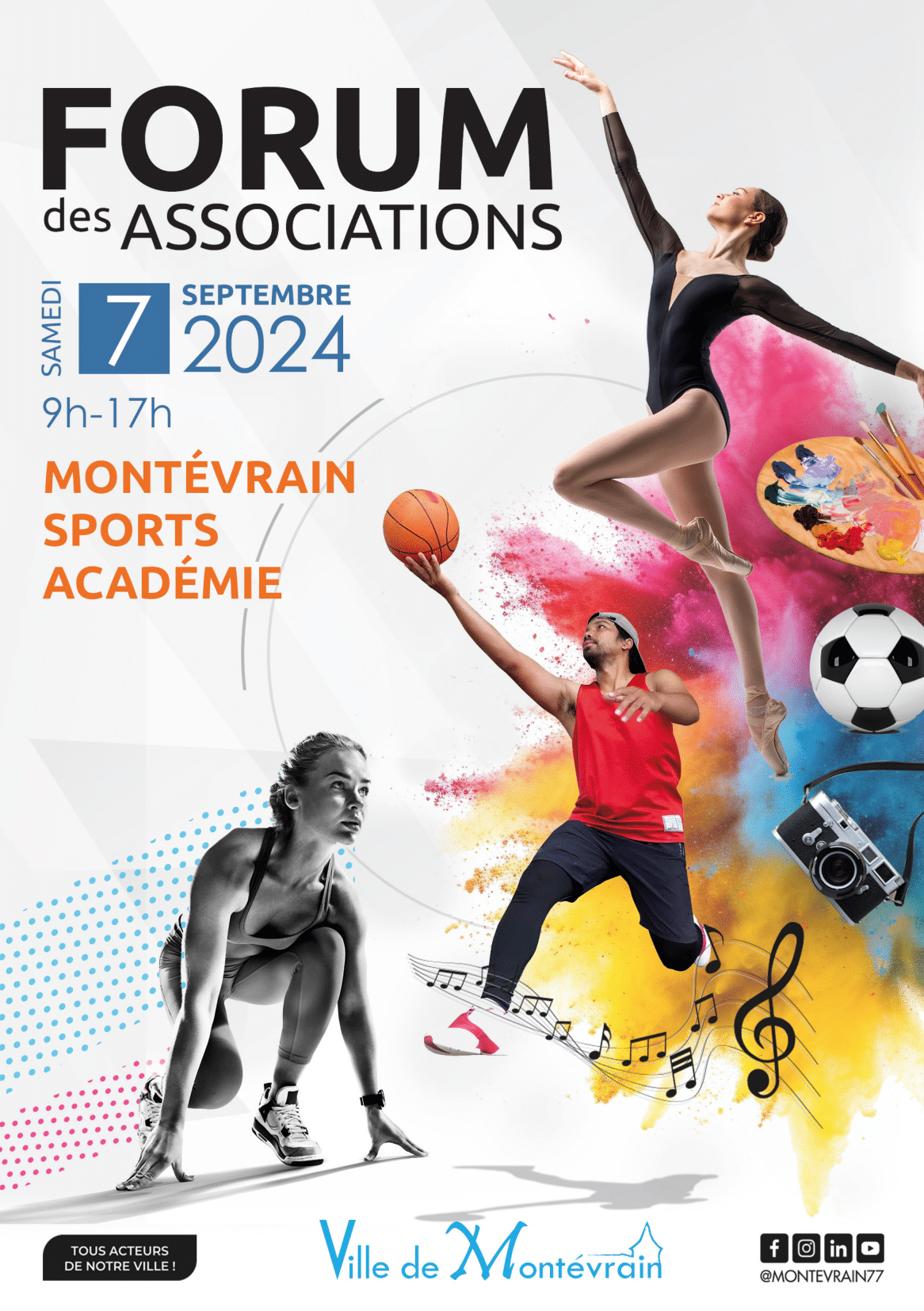 Clos du Chêne - Forum des associations ! - affiche forum des associations 2024 1 - 1