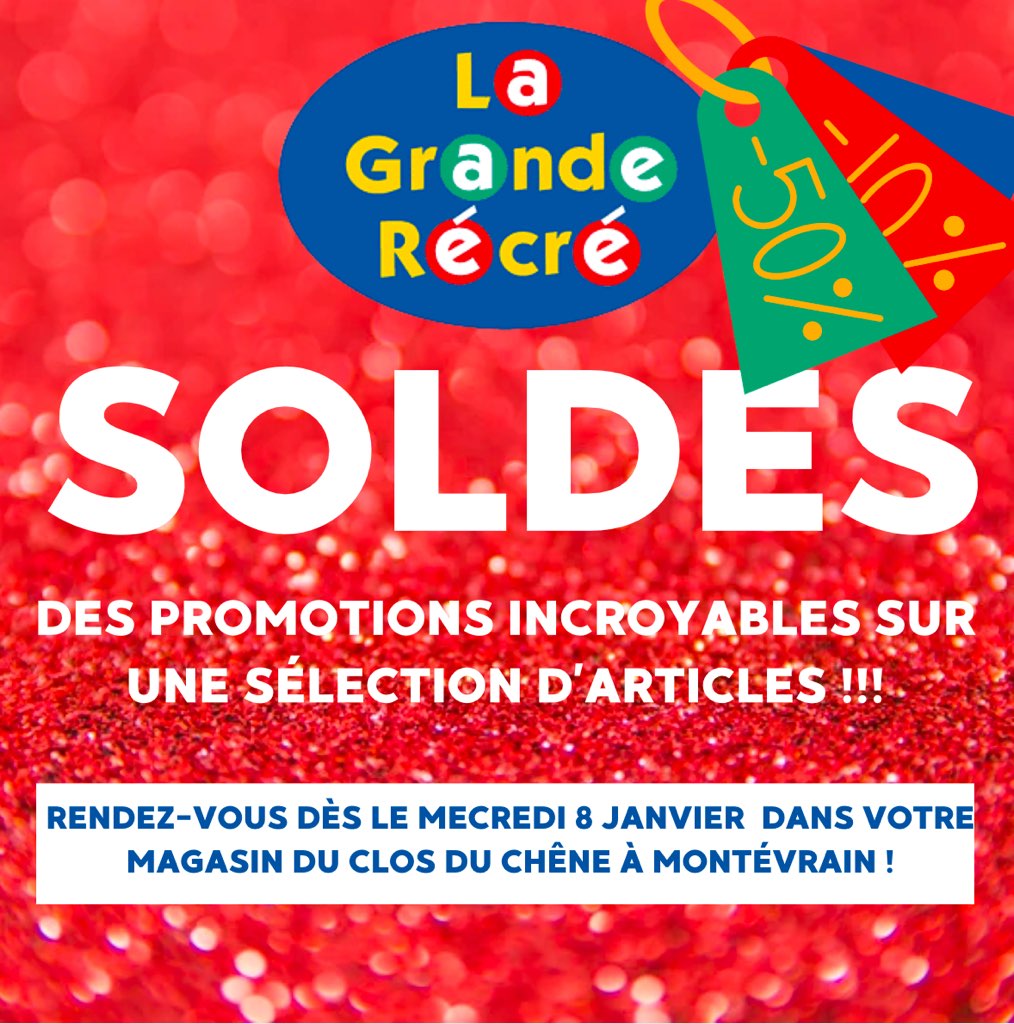 Clos du Chêne - Soldes à La Grande Récré ! - visuel la grande recre - 1