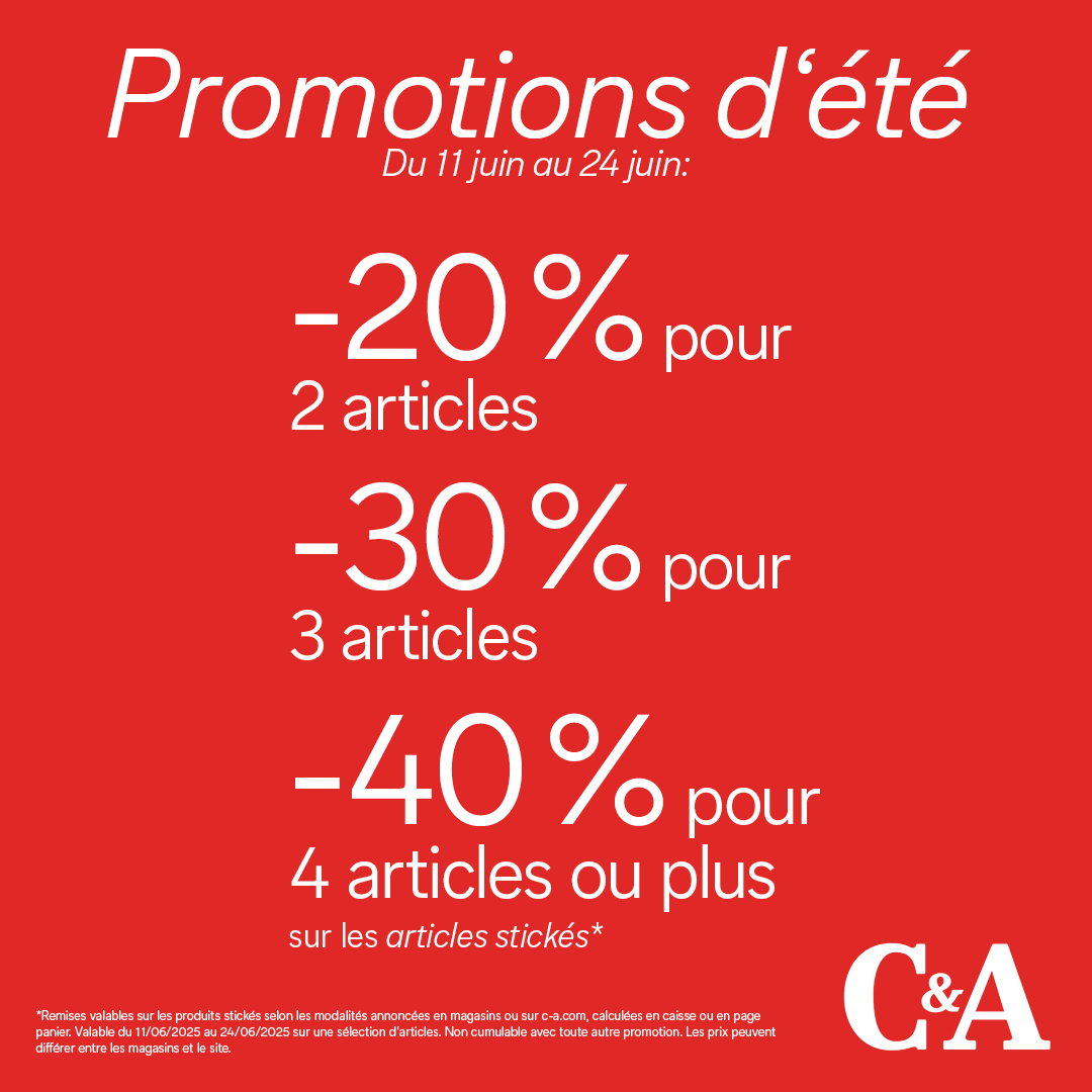 Clos du Chêne - Promotion d'été chez C&A ! - 2505 presale fb post 1080x1080px fr v0 - 1